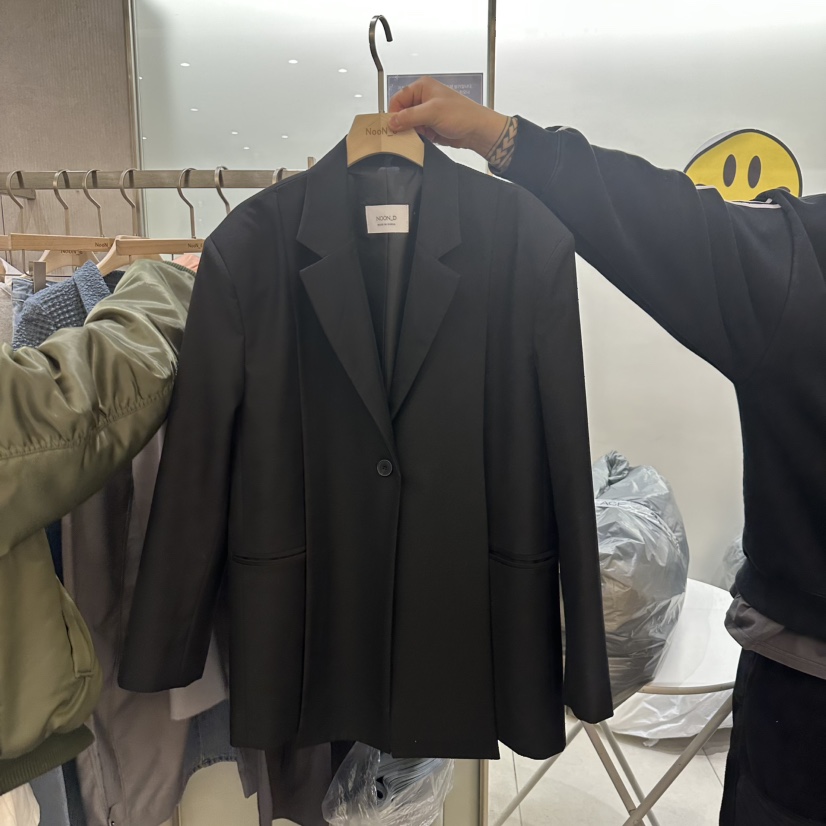 NOON_D直郵韓國代購女裝新品25春夏時尚熱賣職業休閑推薦夾克NOON_D夾克圖色2
