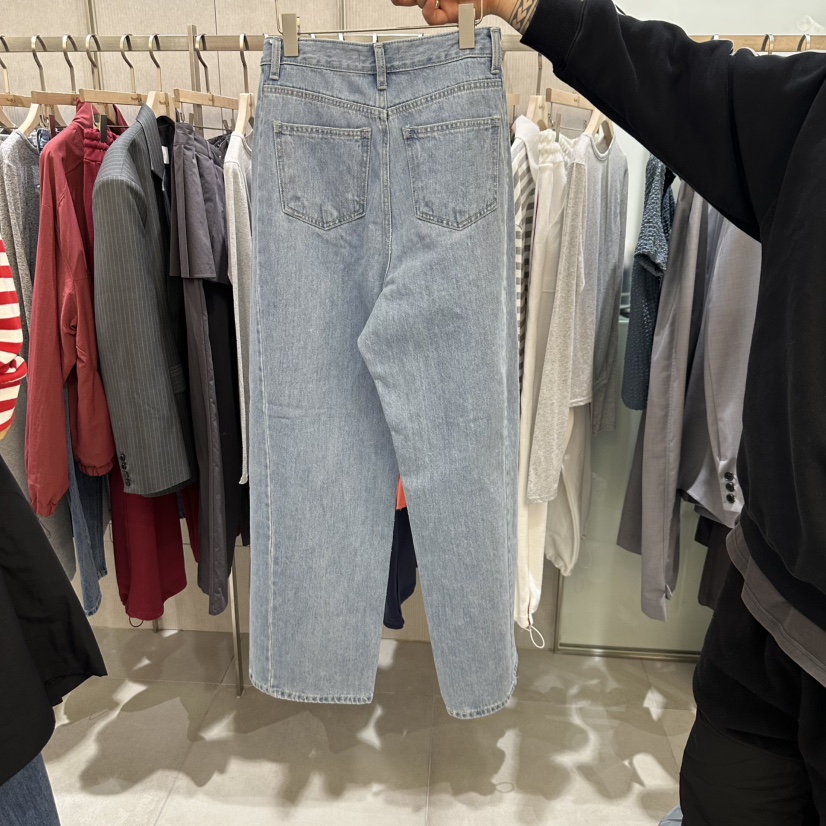 NOON_D韓國直郵東大門實拍女裝新款真品推薦時尚職業牛仔褲NOON_D牛仔褲