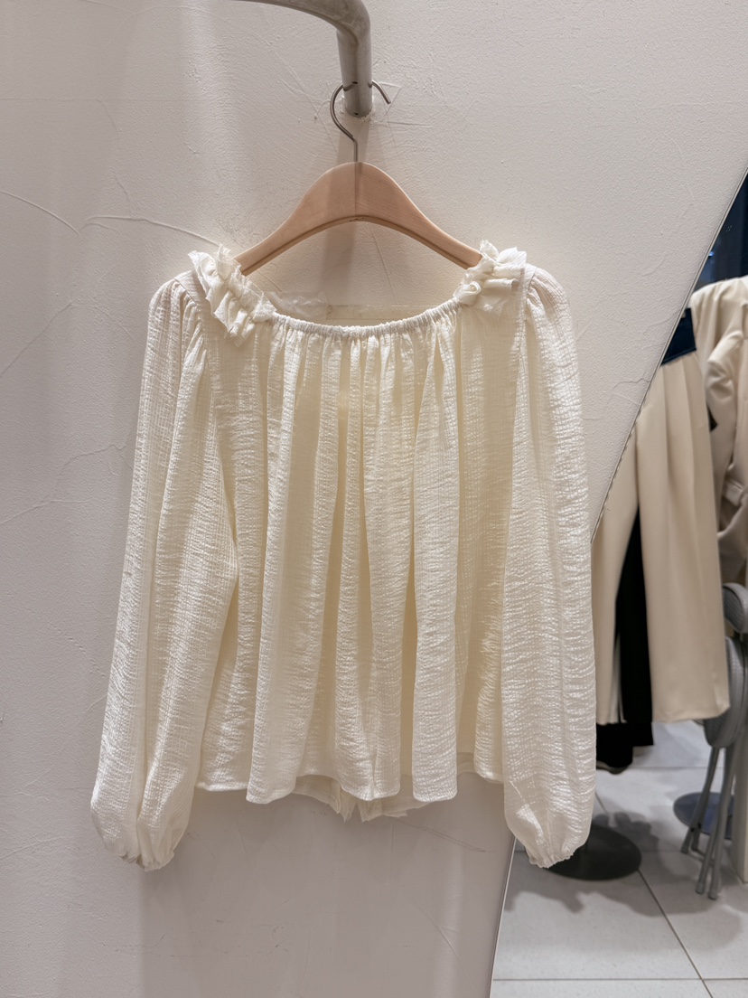 BOLD韓國直郵東大門實拍女裝新品25春夏推薦休閑襯衫蕾絲衫BOLD襯衫/蕾絲衫