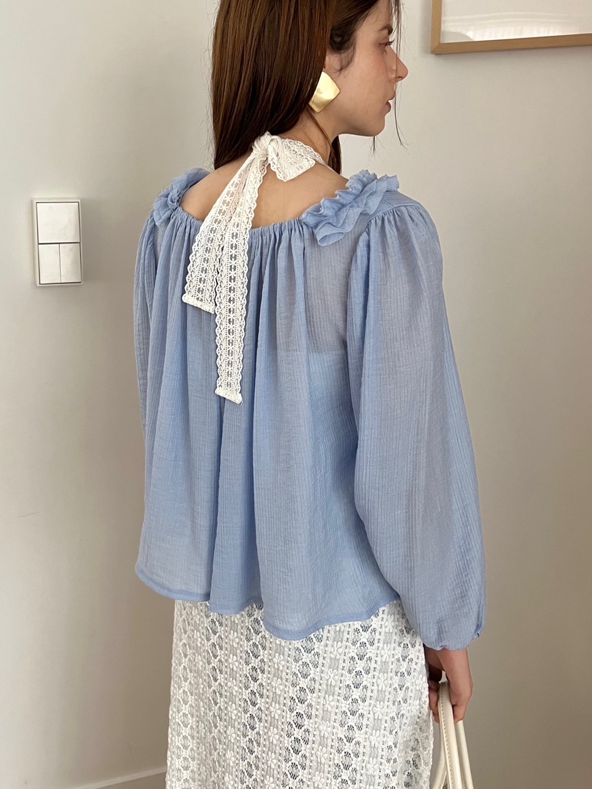 BOLD韓國直郵東大門實拍女裝新品25春夏推薦休閑襯衫蕾絲衫BOLD襯衫/蕾絲衫