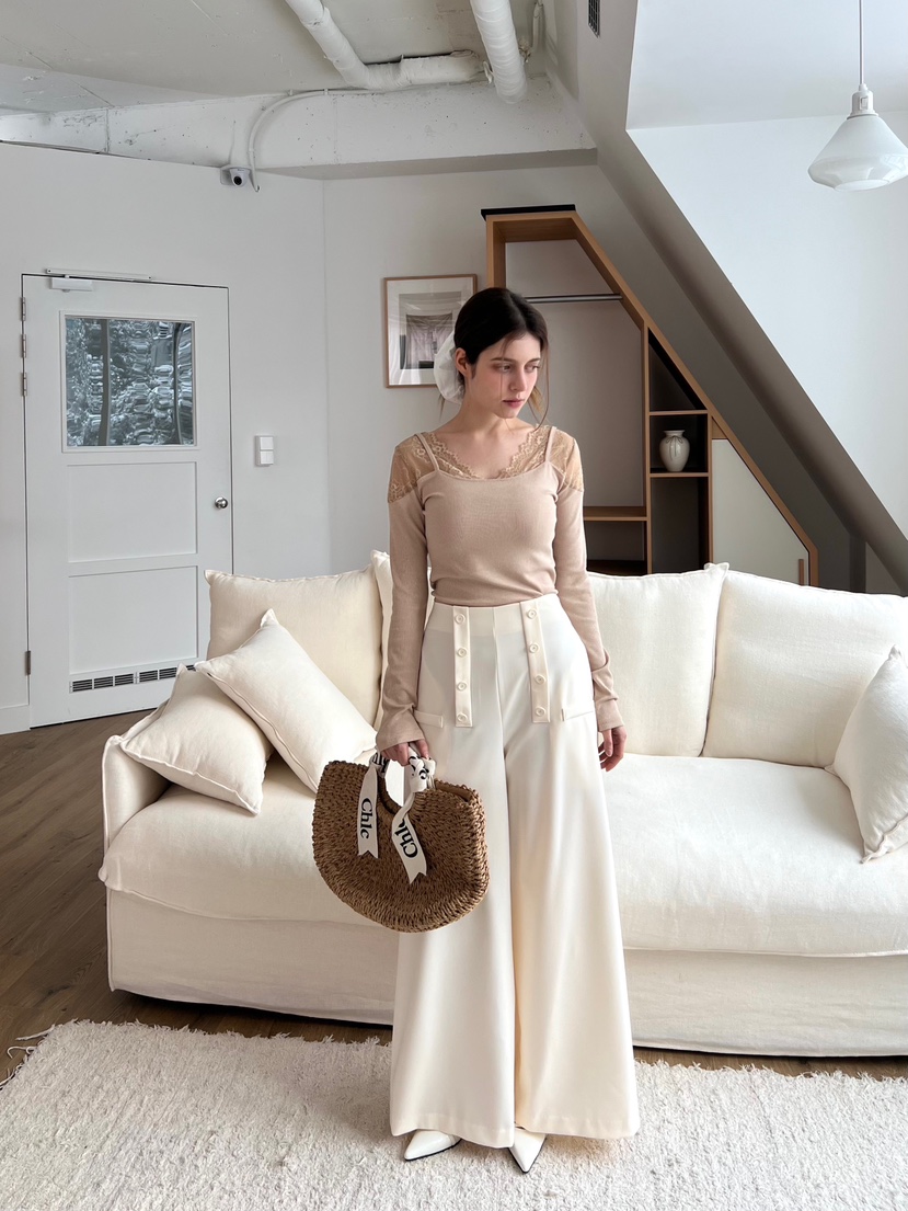 BOLD韓國直郵東大門實拍女裝新款真品25春夏推薦人氣休閑褲BOLD休閑褲