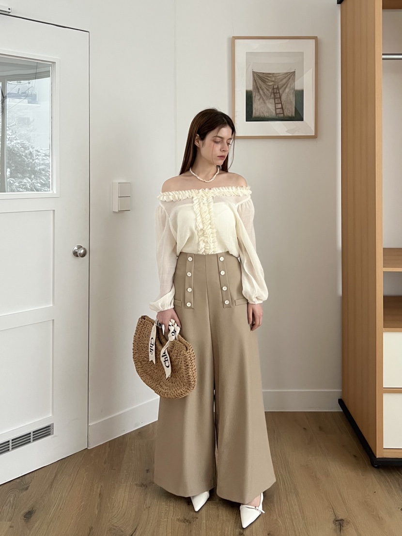 BOLD韓國直郵東大門實拍女裝新款真品25春夏推薦人氣休閑褲BOLD休閑褲