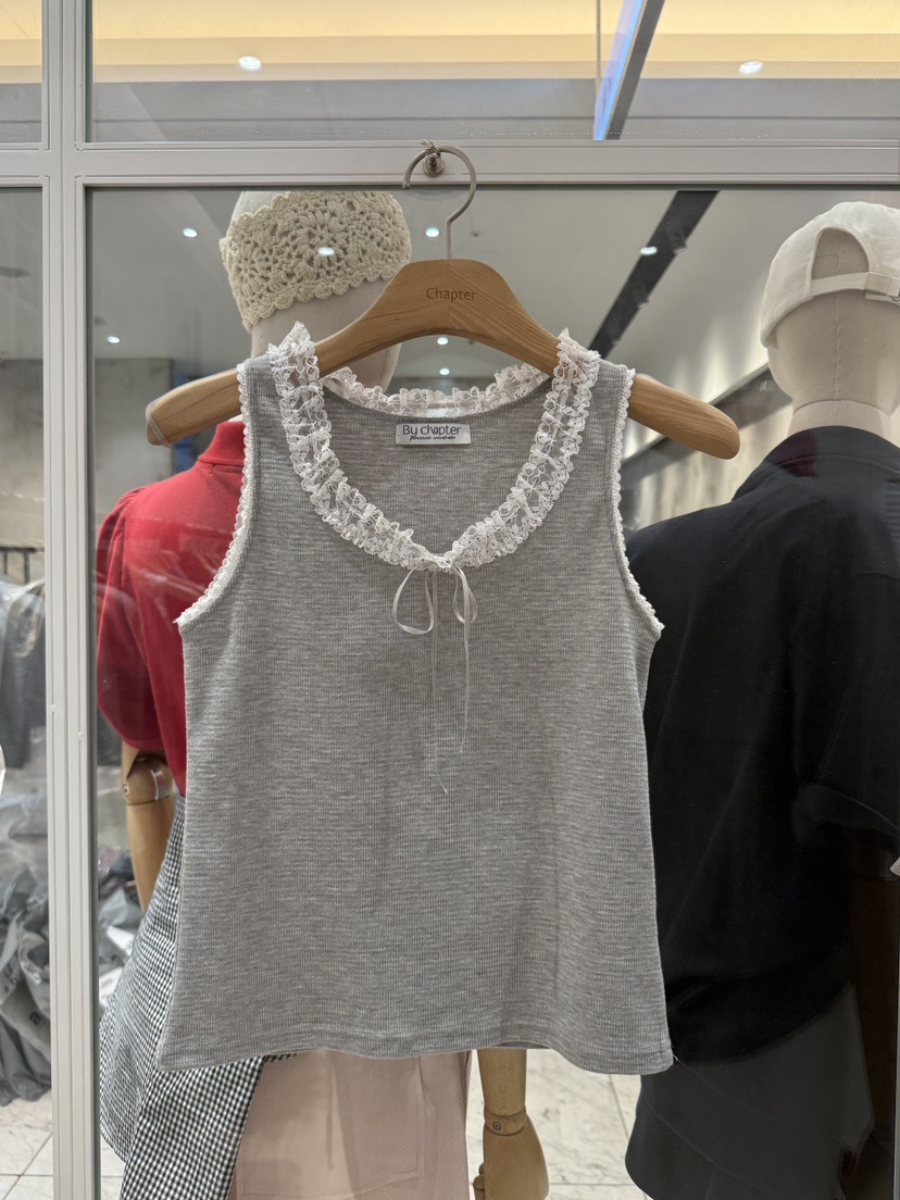 BY CHAPTER韓國直郵東大門實拍女裝新品休閑時尚人氣吊帶背心BY Chapter吊帶/背心圖色3