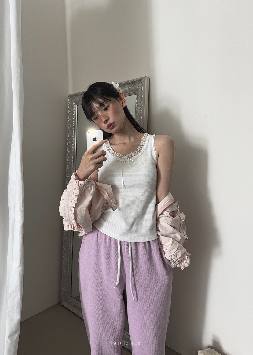 BY CHAPTER韓國直郵東大門實拍女裝新品休閑時尚人氣吊帶背心BY Chapter吊帶/背心圖色4