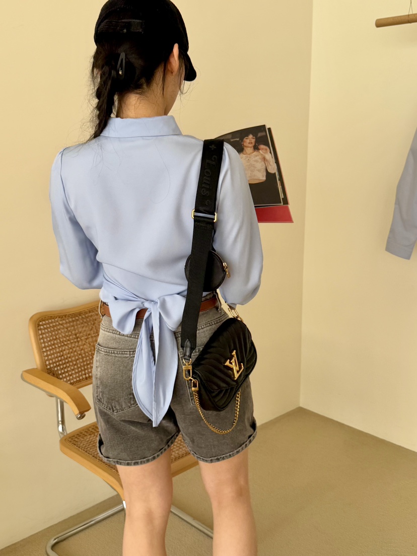AVEC-OT韓國直郵東大門代購女裝新款25春夏推薦襯衫蕾絲衫AVEC-OT襯衫/蕾絲衫