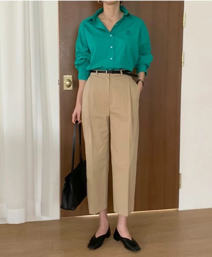 YUNI YUNI-유니유니-T韓國直郵東大門實拍女裝新品推薦正裝褲西褲YUNI YUNI正裝褲/西褲