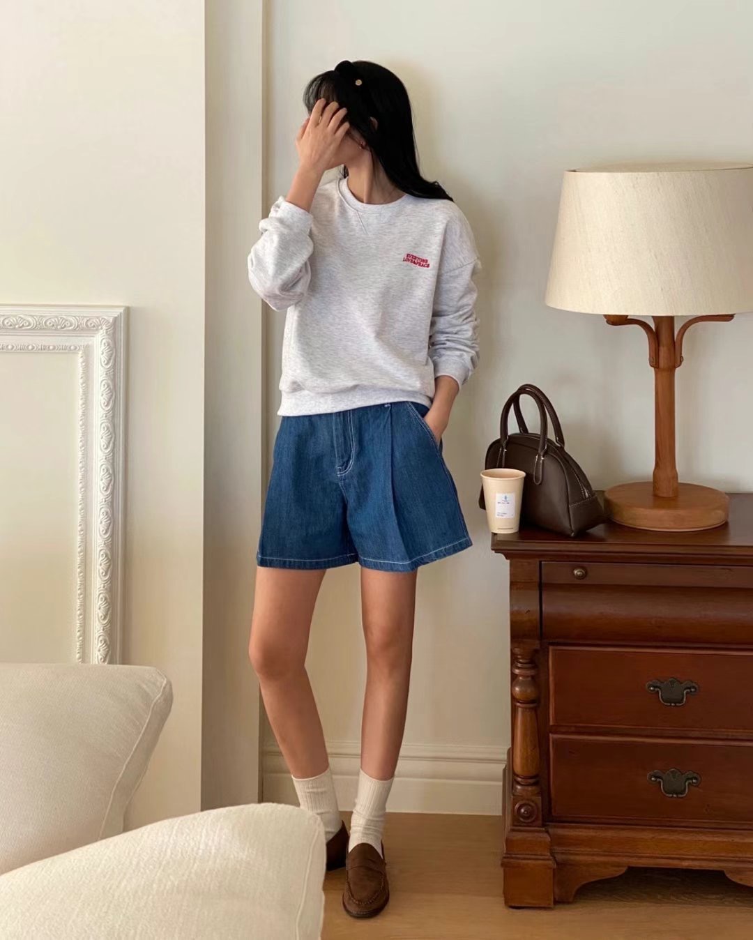 YUNI YUNI-유니유니-T韓國直郵女裝新品熱賣人氣休閑短褲YUNI YUNI短褲