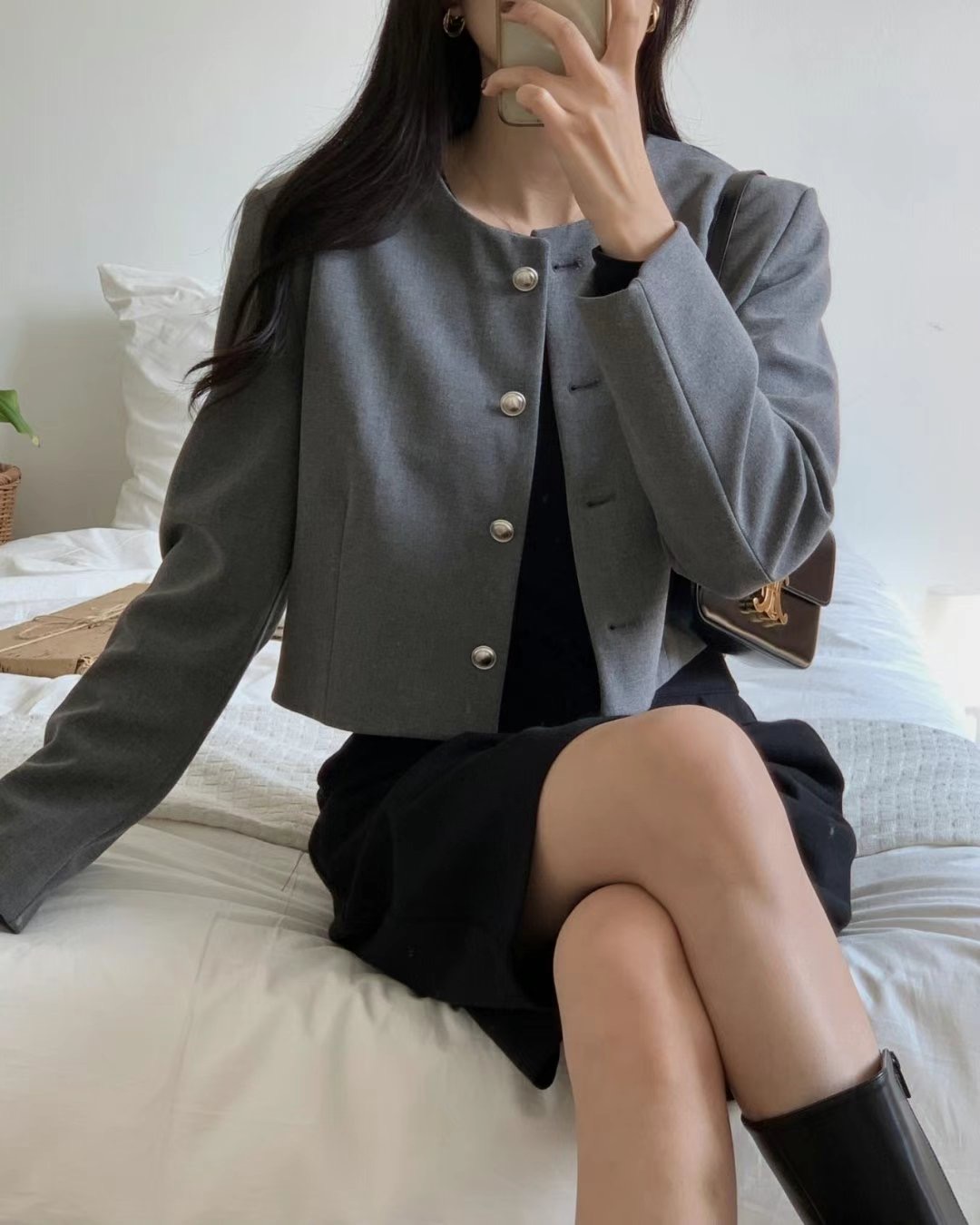 YUNI YUNI-유니유니-T韓國直郵東大門代購女裝新品25春夏夾克YUNI YUNI夾克圖色2