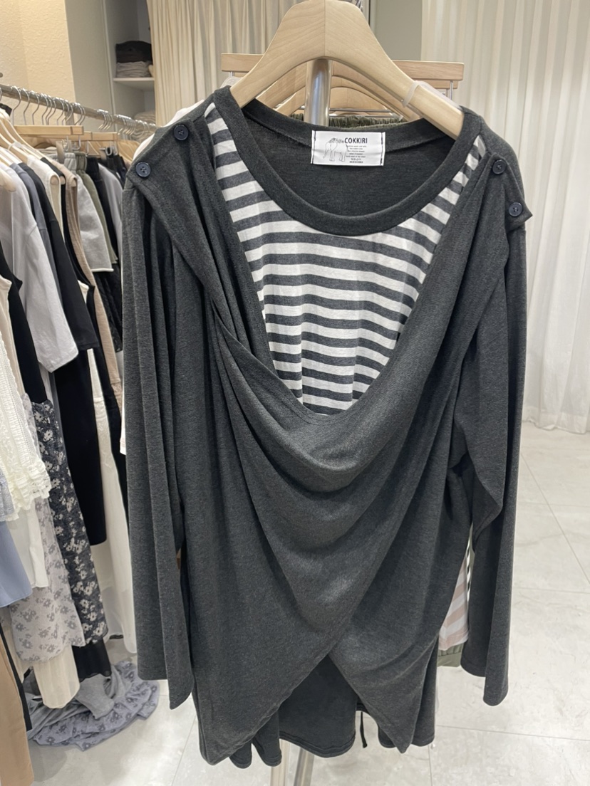 COKKIRI韓國直郵女裝新品25春夏時尚真品推薦人氣職業長袖T恤COKKIRI長袖T恤圖色2