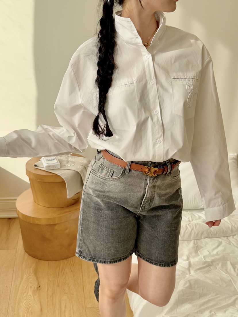 AVEC-OT直郵韓國代購女裝新款真品人氣職業襯衫蕾絲衫高領AVEC-OT襯衫/蕾絲衫