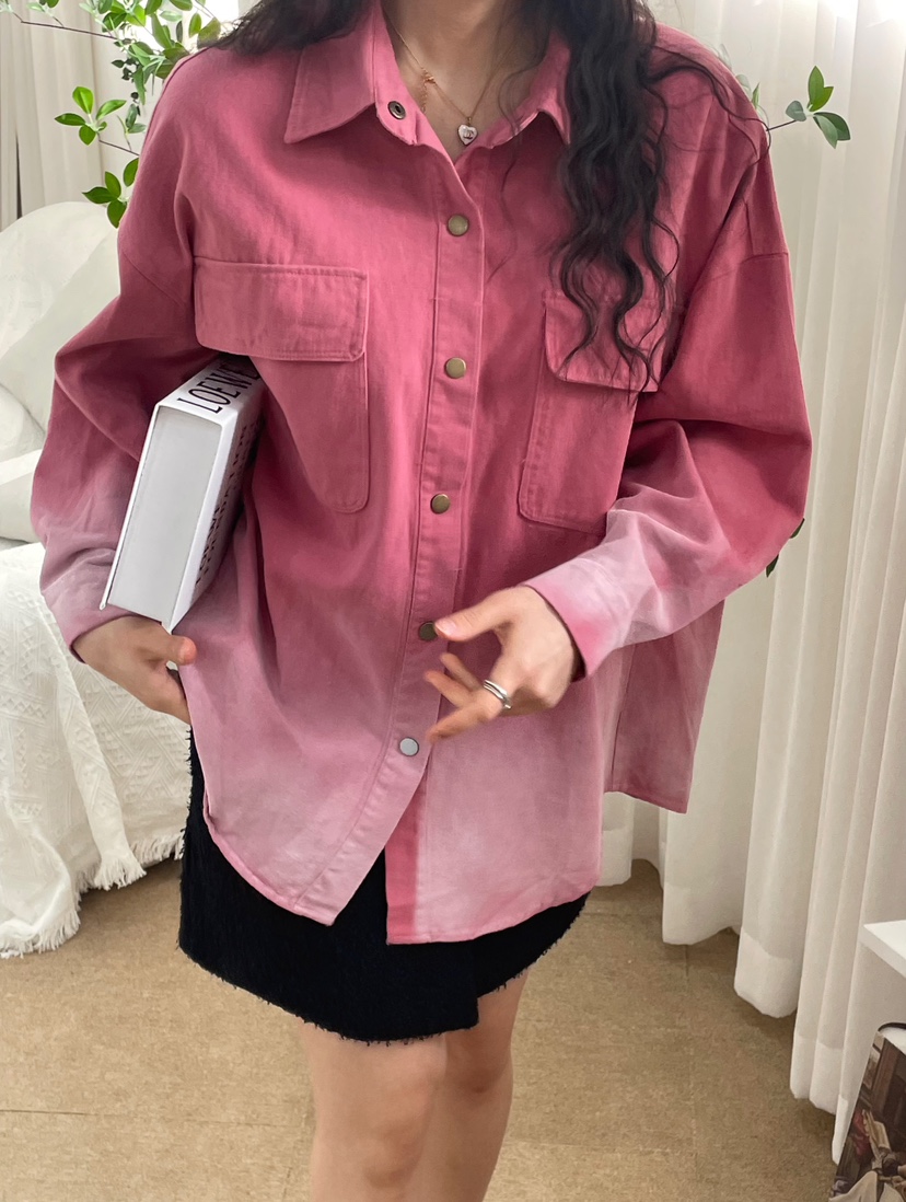 AVEC-OT韓國直郵東大門實拍女裝新款休閑真品25春夏襯衫蕾絲衫AVEC-OT襯衫/蕾絲衫