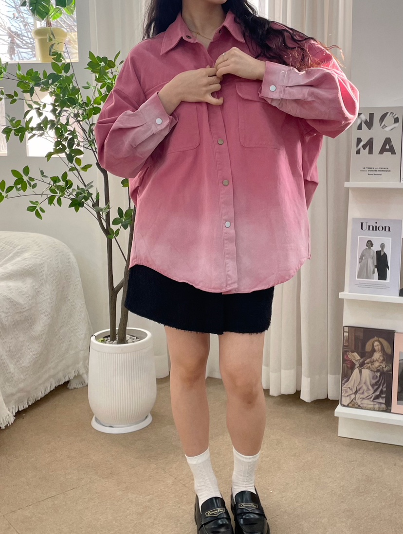 AVEC-OT韓國直郵東大門實拍女裝新款休閑真品25春夏襯衫蕾絲衫AVEC-OT襯衫/蕾絲衫