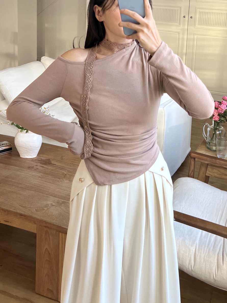 BOLD韓國直郵女裝新款推薦時尚職業熱賣人氣休閑真品長袖T恤BOLD長袖T恤