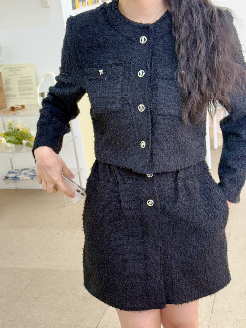 AVEC-OT直郵韓國代購女裝新款人氣真品休閑時尚25春夏短裙EIGHTGLOW短裙