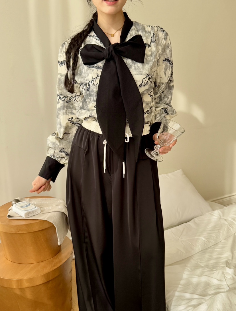 AVEC-OT韓國直郵女裝新款熱賣25春夏休閑真品時尚襯衫蕾絲衫AVEC-OT襯衫/蕾絲衫圖色2