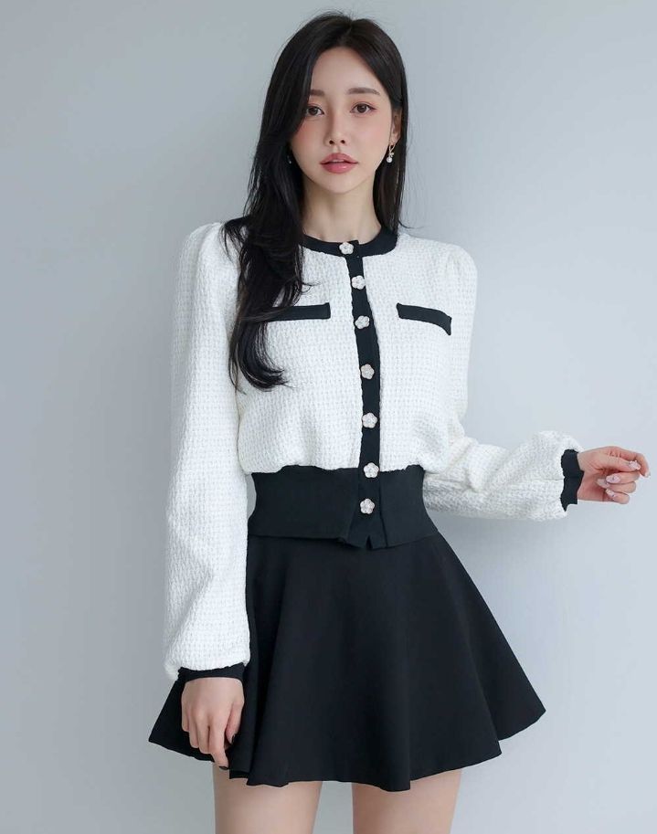 火Ⅱ-화투-T韓國直郵東大門代購女裝新品休閑熱賣長袖T恤火Ⅱ長袖T恤