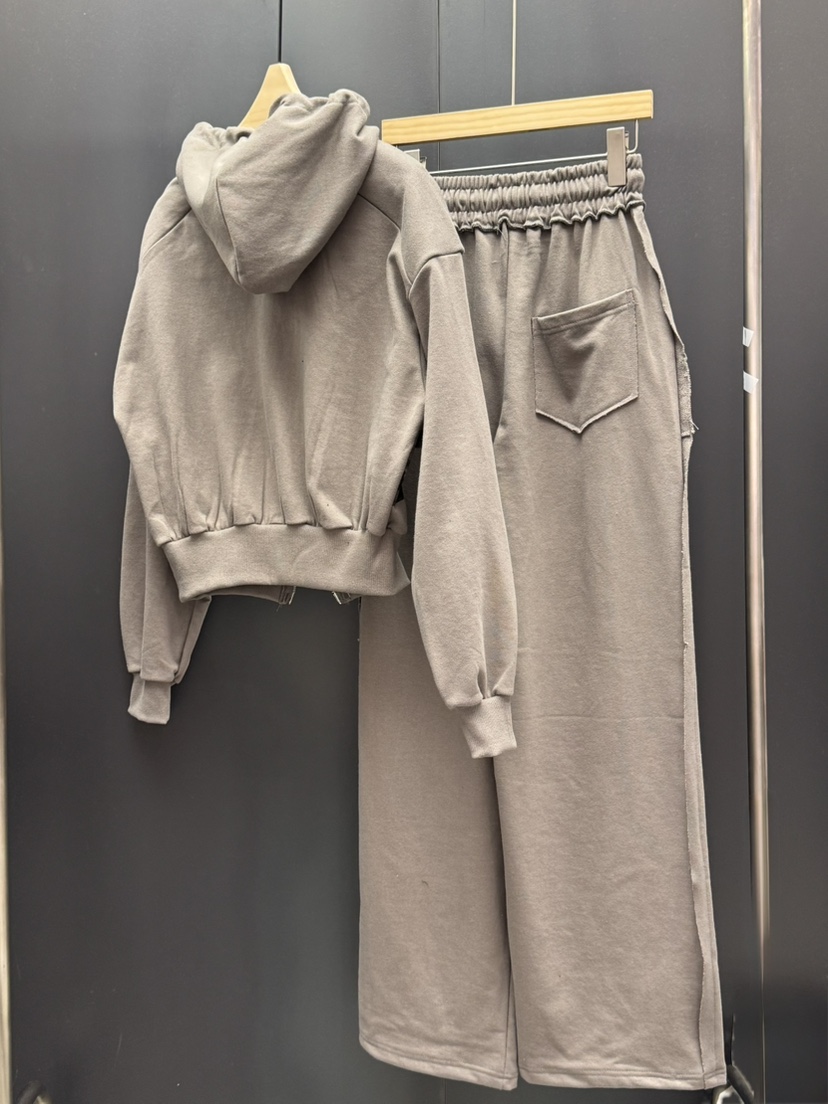 UNA/THE MAY韓國直郵女裝新款人氣真品時尚職業休閑套裝拉鏈THEMAY/UNA套裝