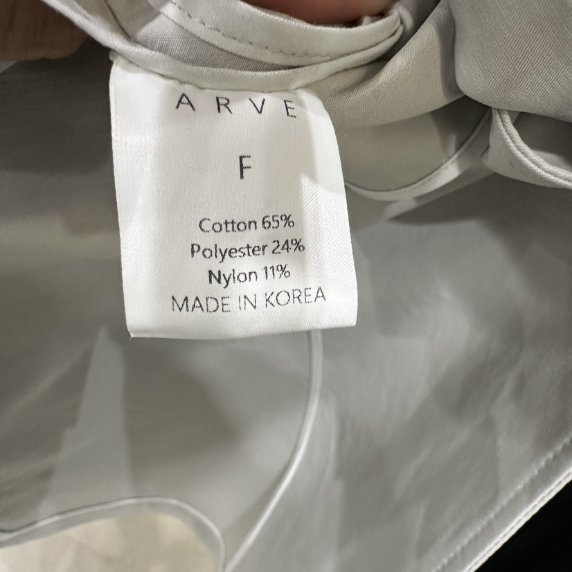 ARVE直郵韓國代購㊣女裝新款25春夏時尚推薦休閑長款風衣高領ARVE長款風衣