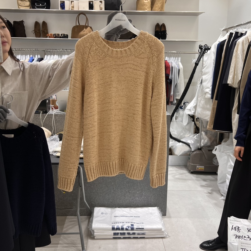 WOOD SAGE韓國直郵㊣東大門實拍女裝新品推薦時尚人氣毛衣WOOD SAGE毛衣圖色2