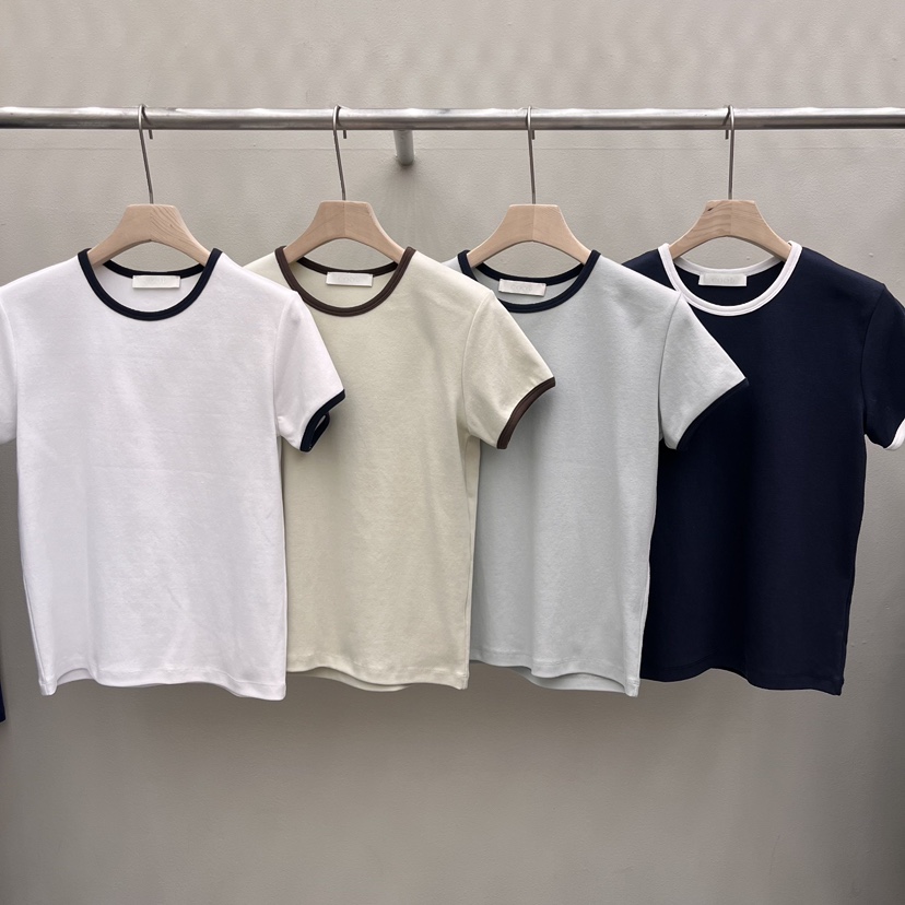EOOB/LAMEREI韓國直郵㊣東大門實拍女裝新品25春夏職業T恤EOOB/LAMEREIT恤