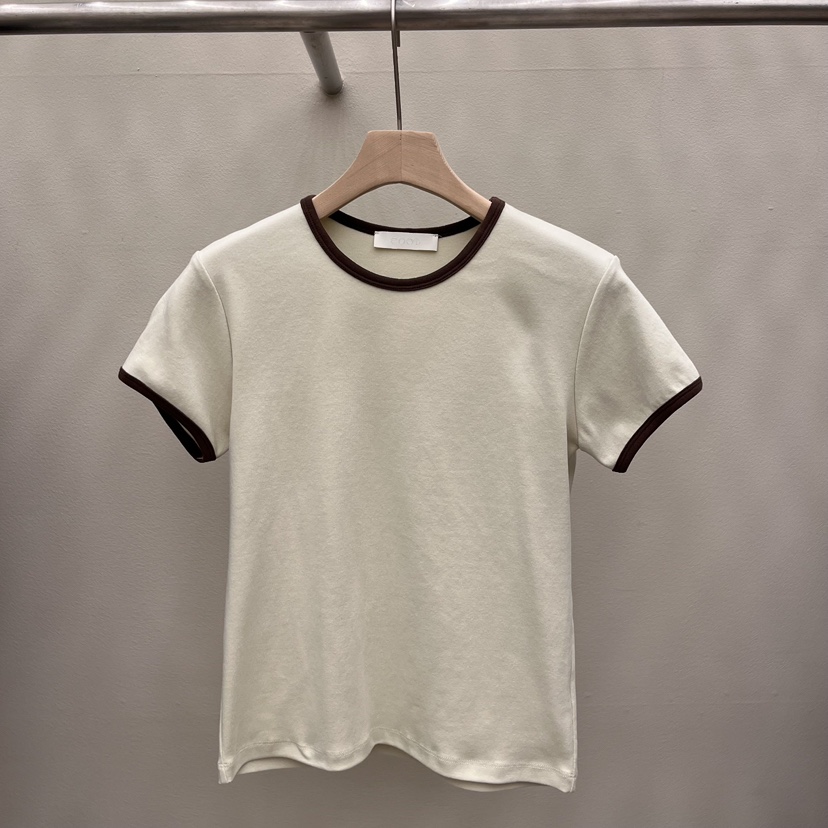 EOOB/LAMEREI韓國直郵㊣東大門實拍女裝新品25春夏職業T恤EOOB/LAMEREIT恤圖色1