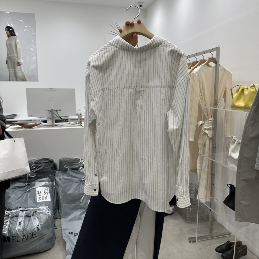 ARVE直郵韓國代購㊣女裝新款熱賣時尚人氣推薦25春夏襯衫蕾絲衫ARVE襯衫/蕾絲衫