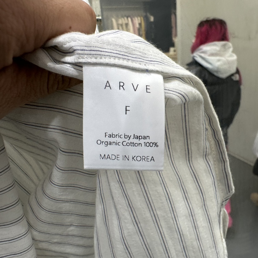 ARVE直郵韓國代購㊣女裝新款熱賣時尚人氣推薦25春夏襯衫蕾絲衫ARVE襯衫/蕾絲衫