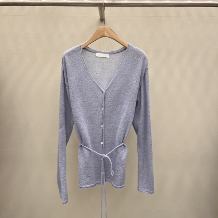 EOOB/LAMEREI韓國㊣直郵東大門代購女裝新品25春夏針織衫含腰繩開衫綁帶EOOB/LAMEREI針織衫圖色2