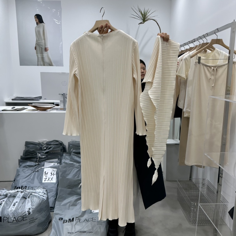 ARVE韓國㊣直郵東大門代購女裝新品熱賣職業25春夏連衣裙含腰帶ARVE連衣裙
