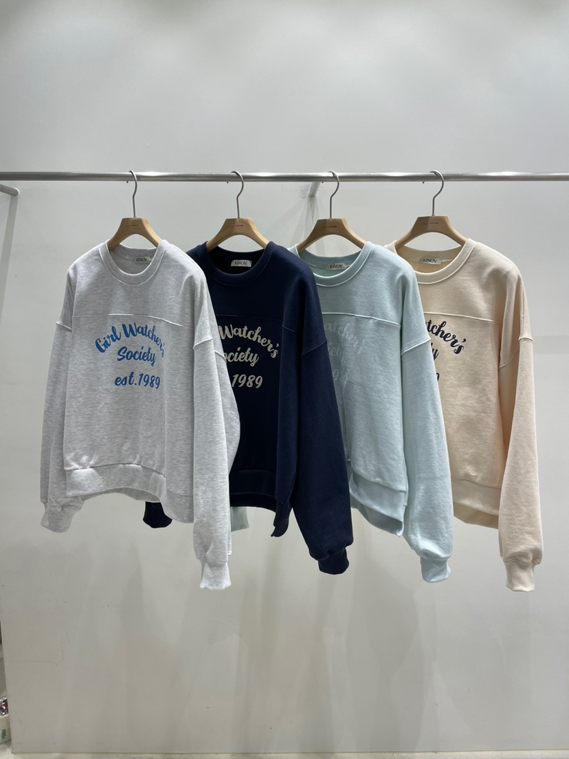 KINOA直郵韓國代購㊣女裝新品25春夏人氣職業熱賣休閑時尚衛衣KINOA衛衣