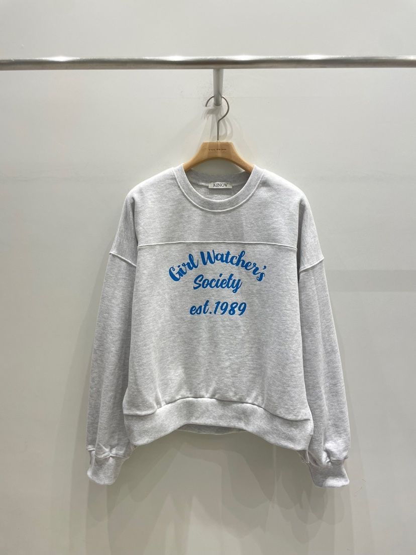 KINOA直郵韓國代購㊣女裝新品25春夏人氣職業熱賣休閑時尚衛衣KINOA衛衣