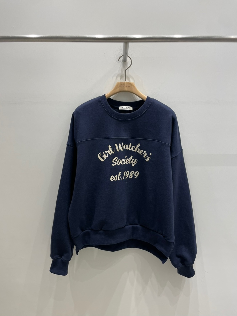 KINOA直郵韓國代購㊣女裝新品25春夏人氣職業熱賣休閑時尚衛衣KINOA衛衣圖色4