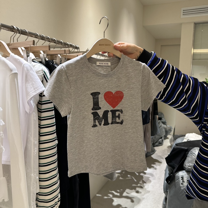MOREMORE韓國直郵㊣東大門實拍女裝新款推薦25春夏熱賣時尚T恤more moreT恤圖色2