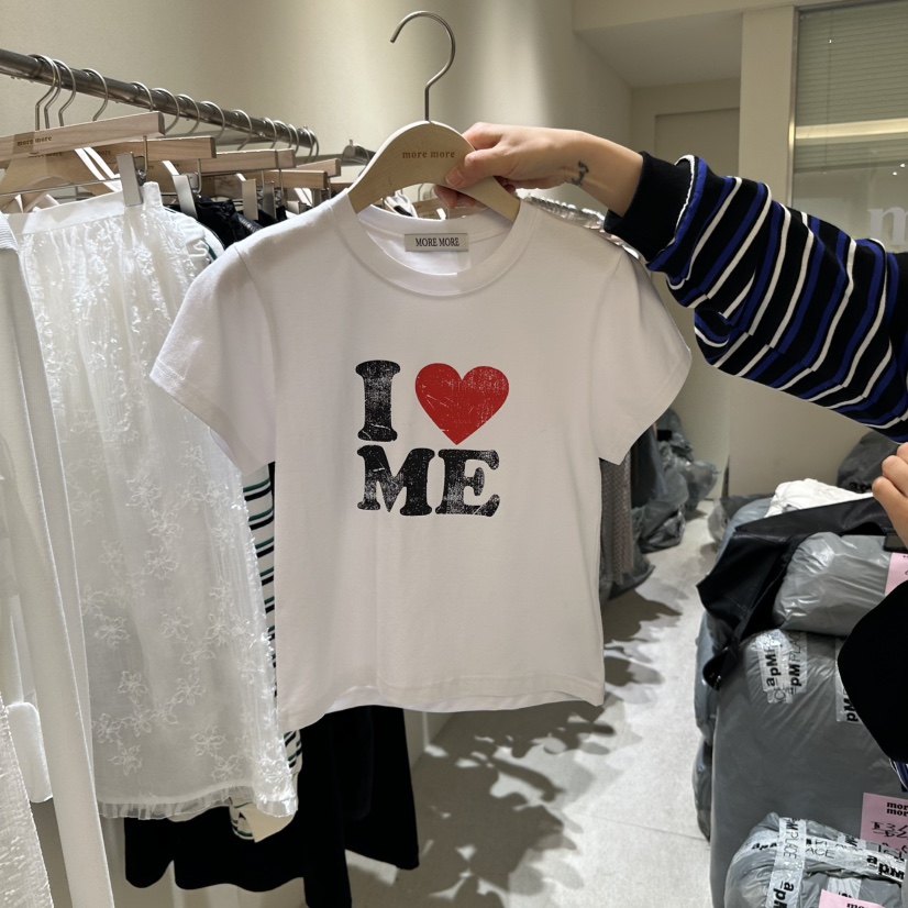 MOREMORE韓國直郵㊣東大門實拍女裝新款推薦25春夏熱賣時尚T恤more moreT恤圖色3