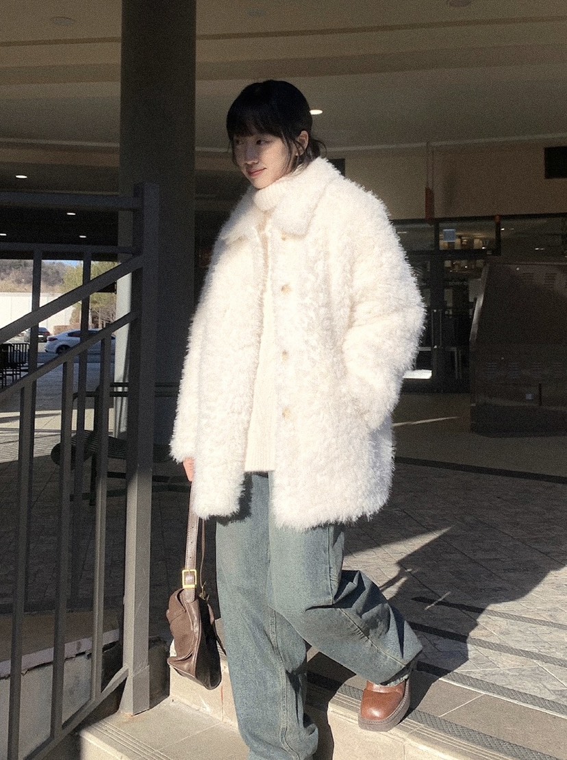 BONHEUR韓國直郵㊣東大門實拍女裝新品推薦人氣職業毛衣高領BONHEUR-2件起毛衣