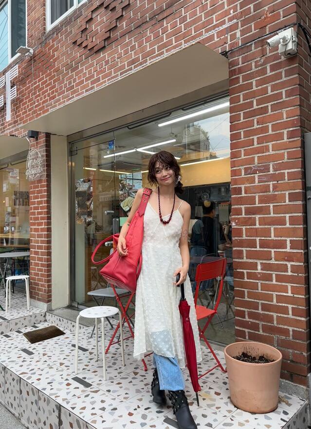 LETAILOR韓國直郵㊣女裝新款推薦人氣職業25春夏連衣裙含脖帶LETAILOR連衣裙