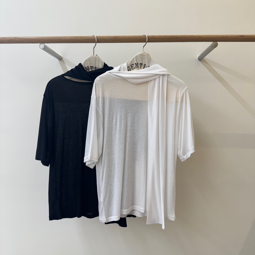 GENTLE B直郵韓國代購㊣女裝新款職業熱賣推薦T恤含脖帶天絲GENTLE B/LOVENTINAT恤