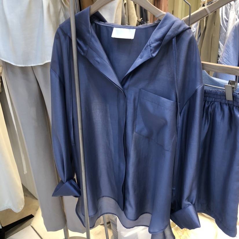 空韓國㊣直郵東大門代購女裝新品推薦人氣時尚襯衫蕾絲衫天絲HANNA21襯衫/蕾絲衫圖色5