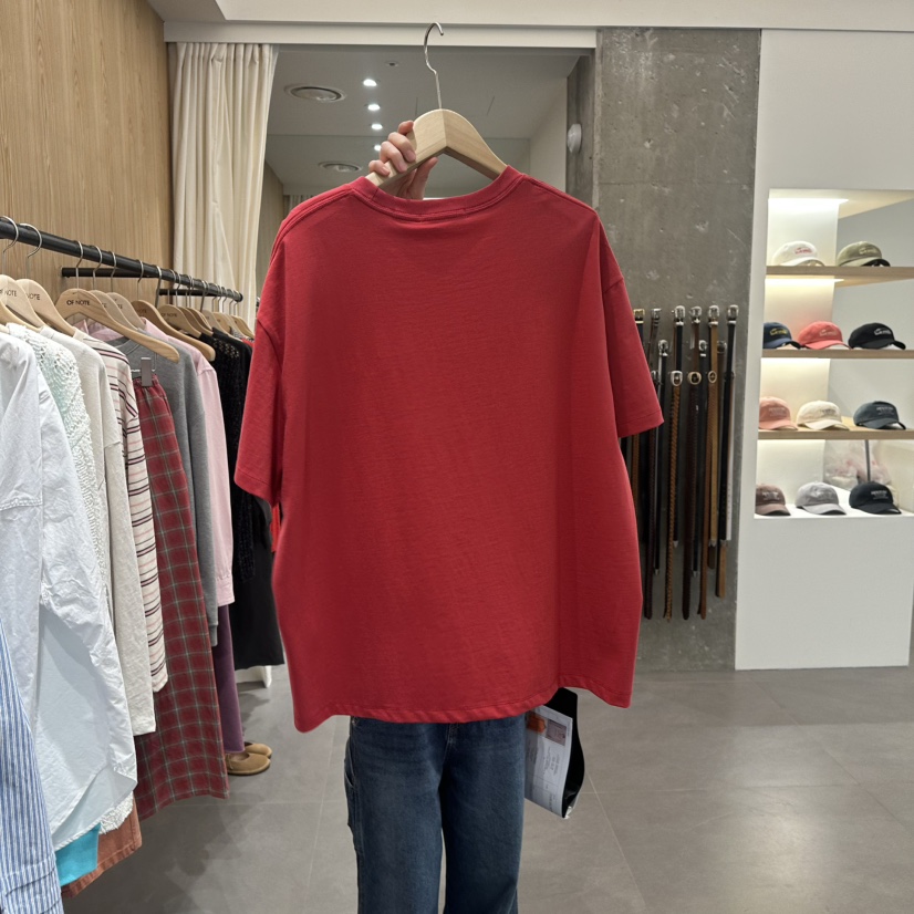 STAYFELT/OF NOTE韓國直郵㊣東大門實拍女裝新品職業25春夏T恤OF NOTE/STAYFELTT恤