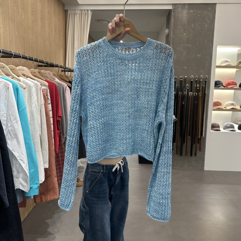 STAYFELT/OF NOTE韓國㊣直郵東大門代購女裝新品職業針織衫OF NOTE/STAYFELT針織衫