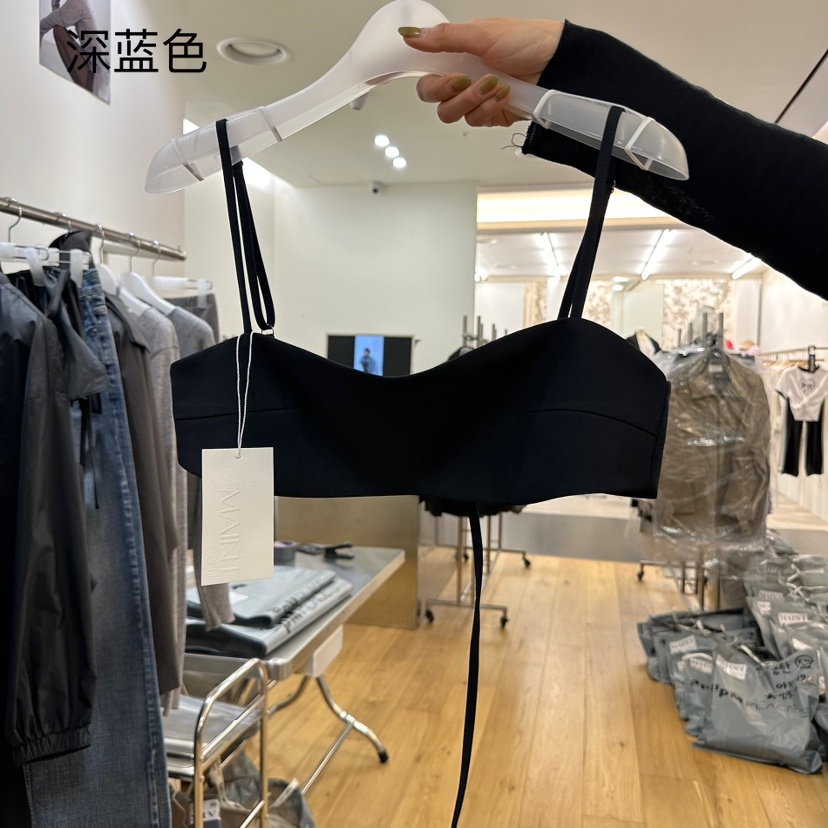 MAINT直郵韓國代購㊣女裝新品休閑熱賣時尚人氣職業吊帶背心BOHEME吊帶/背心圖色1