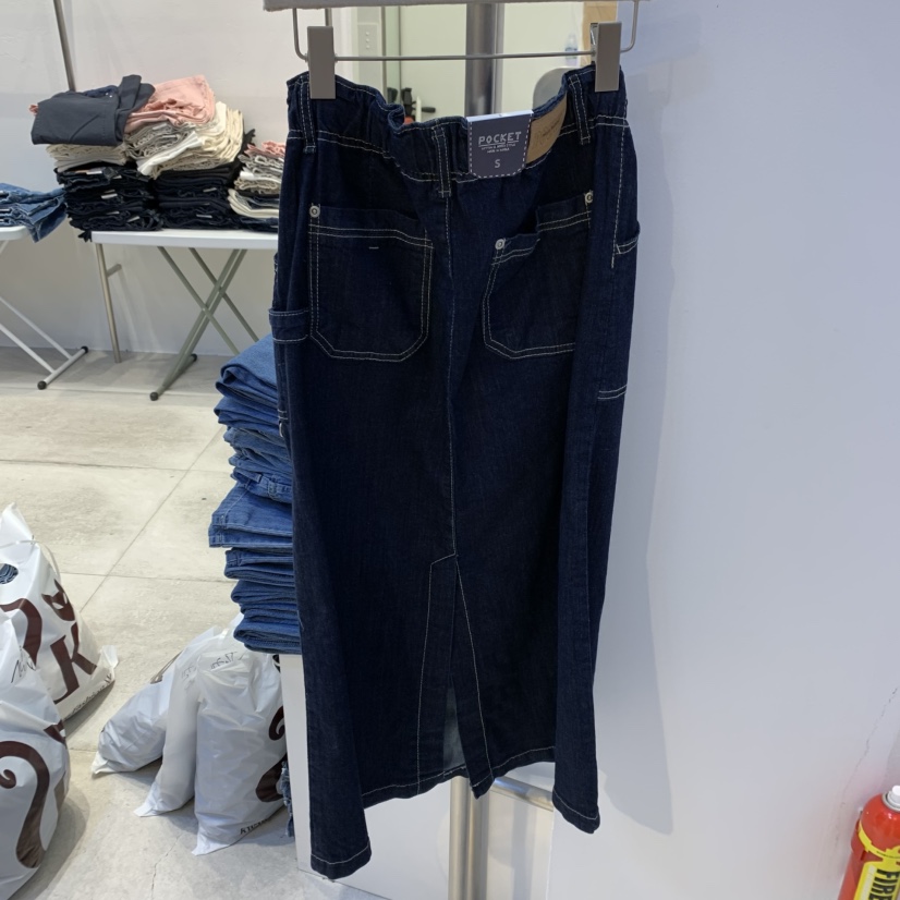 POCKET-Q韓國直郵㊣女裝新品休閑25春夏職業熱賣半身裙中短裙POCKET-Q半身裙/中短裙