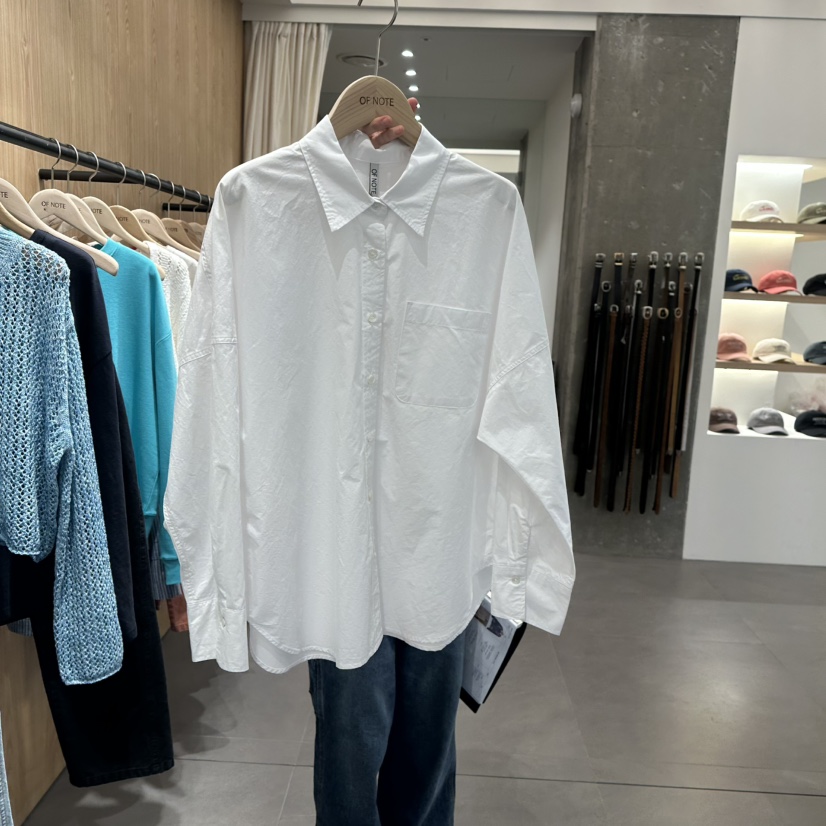 STAYFELT/OF NOTE直郵韓國代購㊣女裝新品休閑襯衫蕾絲衫OF NOTE/STAYFELT襯衫/蕾絲衫圖色2
