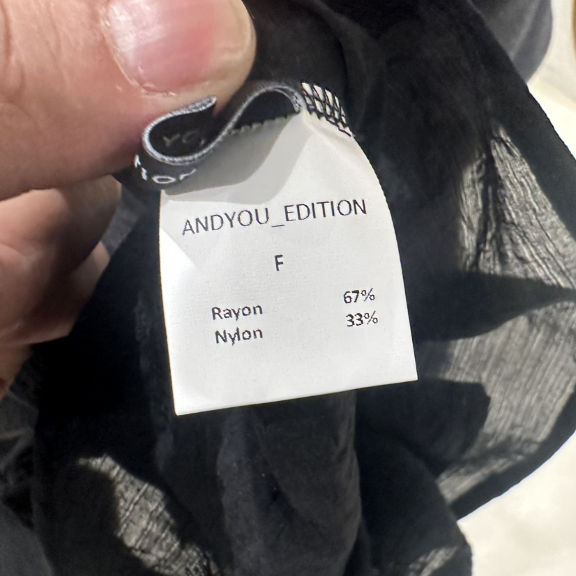 ANDYOUEDITION直郵韓國代購㊣女裝新品人氣襯衫蕾絲衫含腰帶LE EDITION襯衫/蕾絲衫