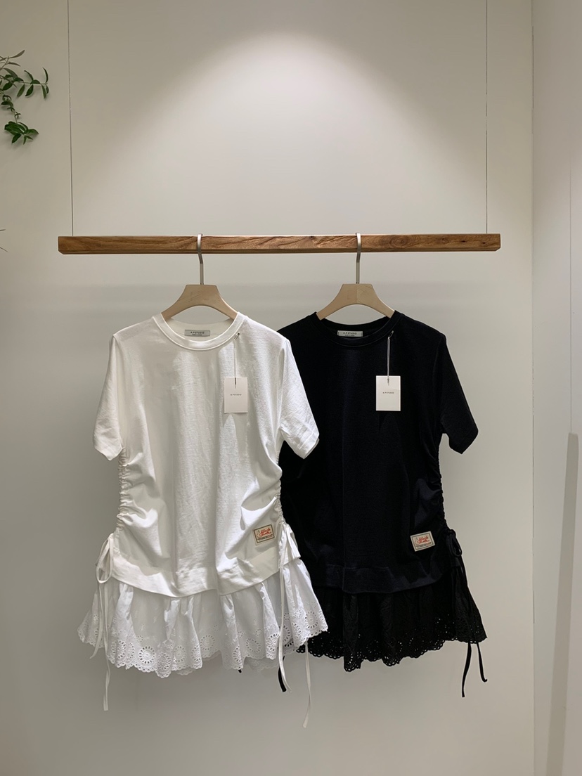 A P-STUDIO直郵韓國代購㊣女裝新品人氣25春夏熱賣時尚T恤A P-STUDIOT恤