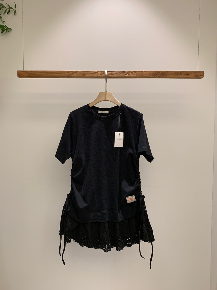 A P-STUDIO直郵韓國代購㊣女裝新品人氣25春夏熱賣時尚T恤A P-STUDIOT恤圖色2