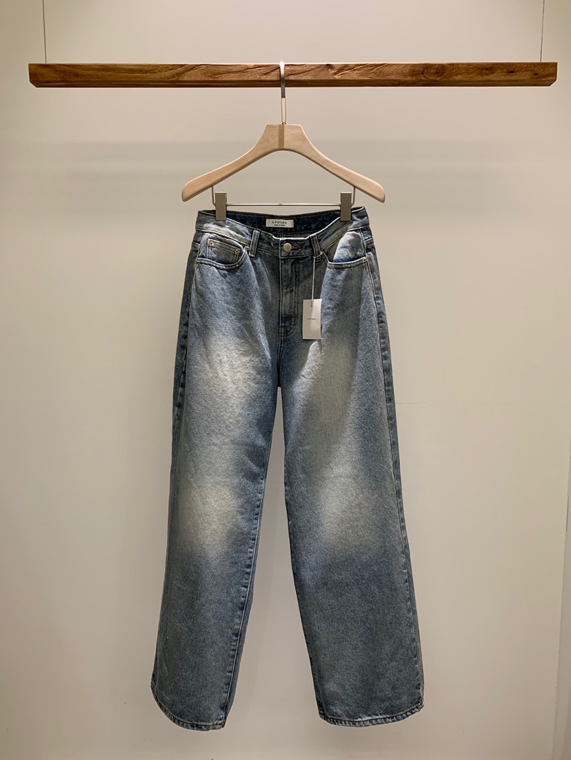 A P-STUDIO韓國㊣直郵東大門代購女裝新品人氣推薦牛仔褲A P-STUDIO牛仔褲