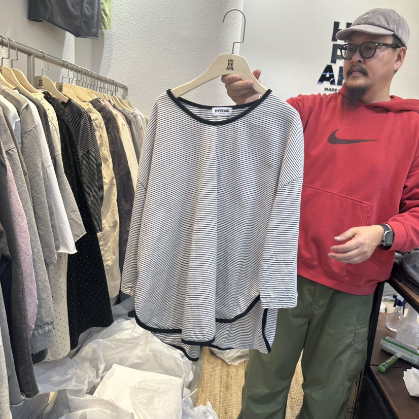 HYPEARL直郵韓國代購㊣女裝新款時尚25春夏職業推薦長袖T恤HYPEARL長袖T恤