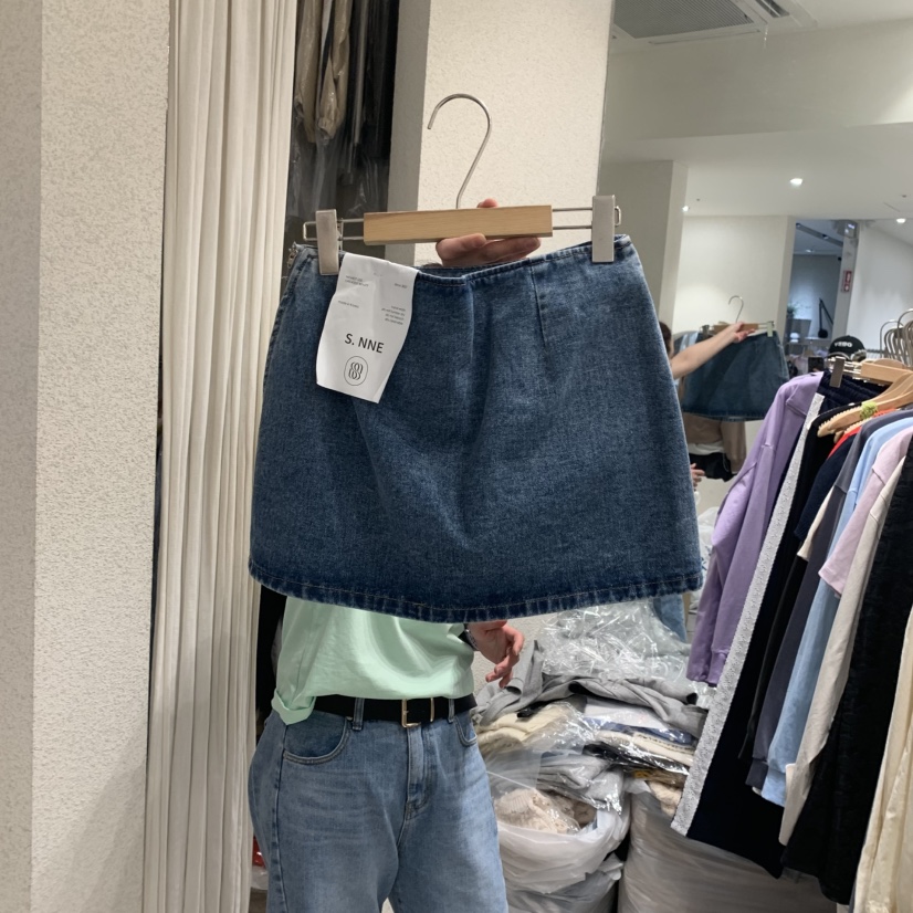 SSEMIENNE韓國直郵㊣東大門實拍女裝新品時尚熱賣休閑人氣短裙SSEMIENNE短裙