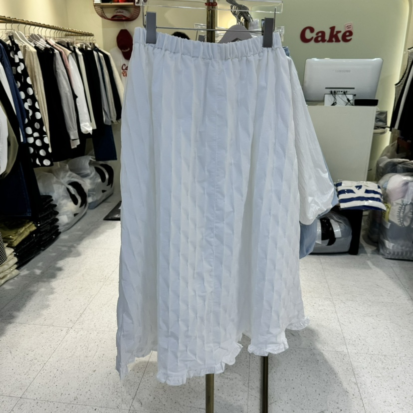 CAKE直郵韓國代購㊣女裝新品職業25春夏熱賣人氣半身裙中短裙CAKE半身裙/中短裙